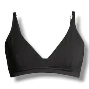 Skin “Gracelyn” Organic Cotton Bra - Black - size S